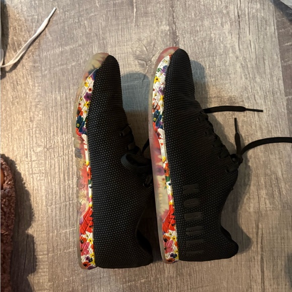 NOBULL Women's Black Sneakers with Colorful Sole - Picture 1 of 2